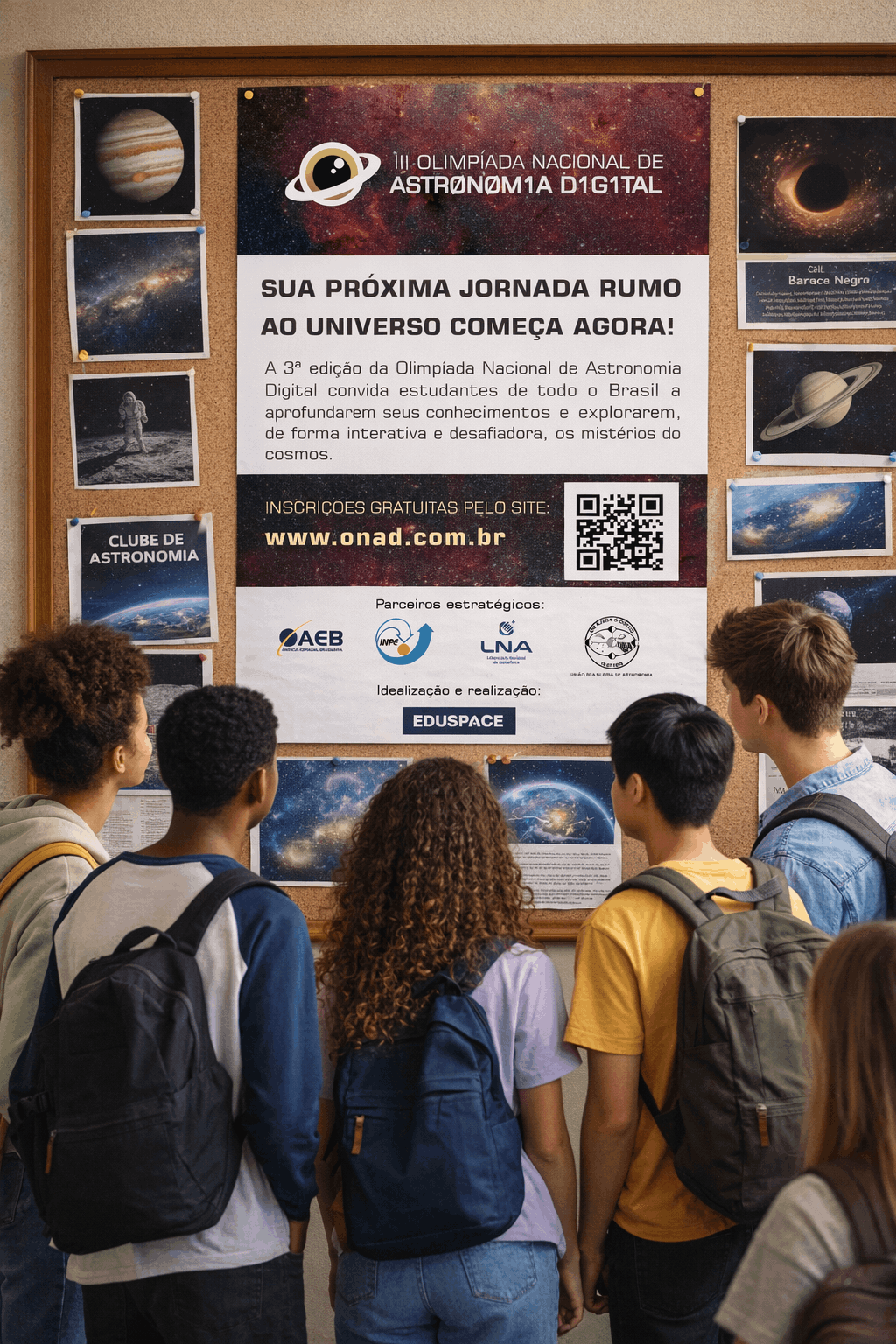 Divulgue a III ONAD para seus amigos e sua escola